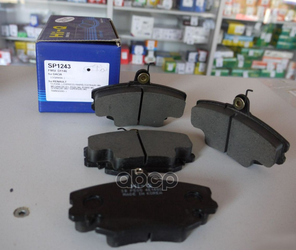 Колодки передние SANGSIN BRAKE SP1243